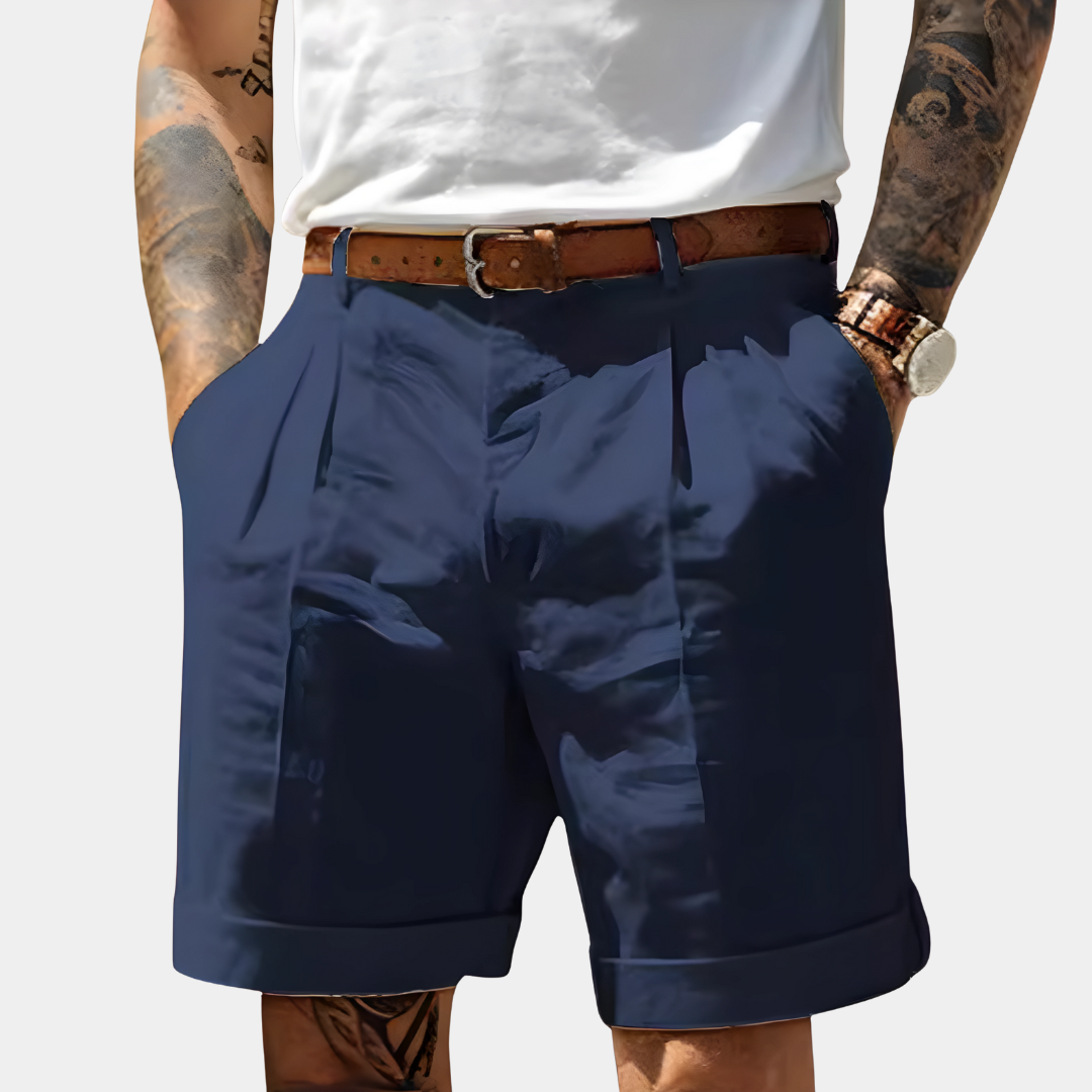 DELAUNAY | Bermudas Élégants en Coton Respirant