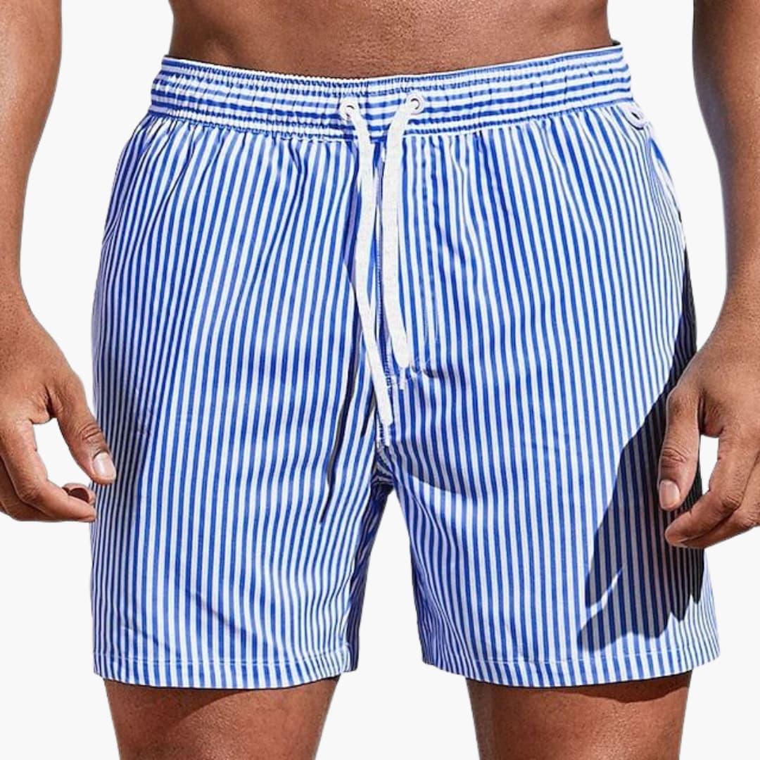 DELAUNAY | Short de Bain Rayé Lucas