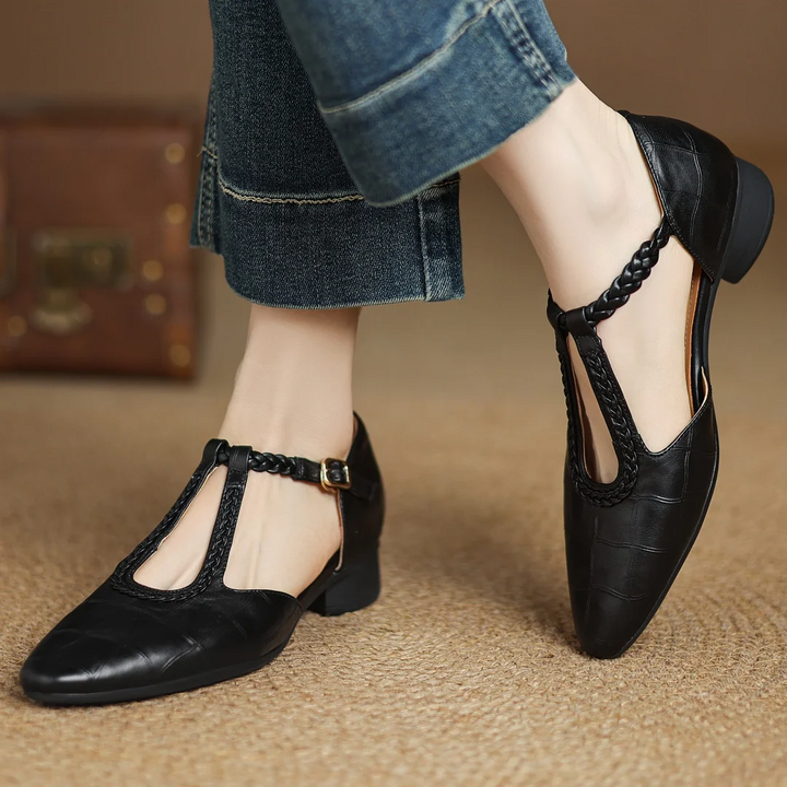 Delaunay | Babies Cuir Bride Tressée Odile