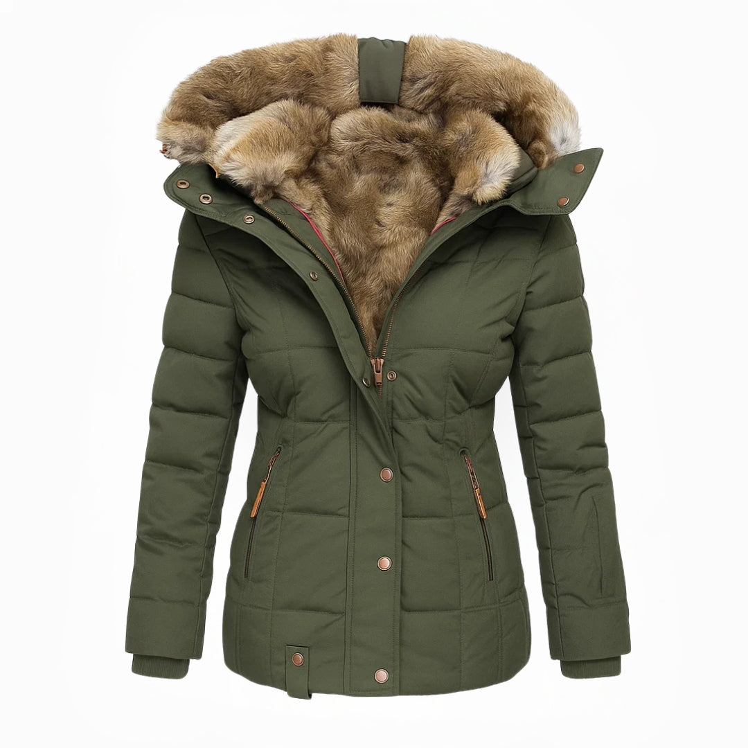 Anna™ | Manteau d'hiver chaud avec doublure en fourrure