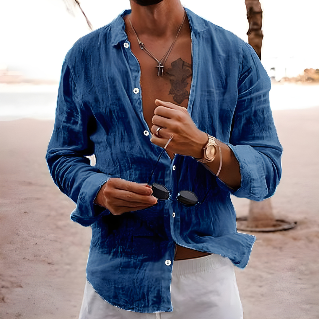 Delaunay | CHEMISE D'ÉTÉ EN COTON NATUREL
