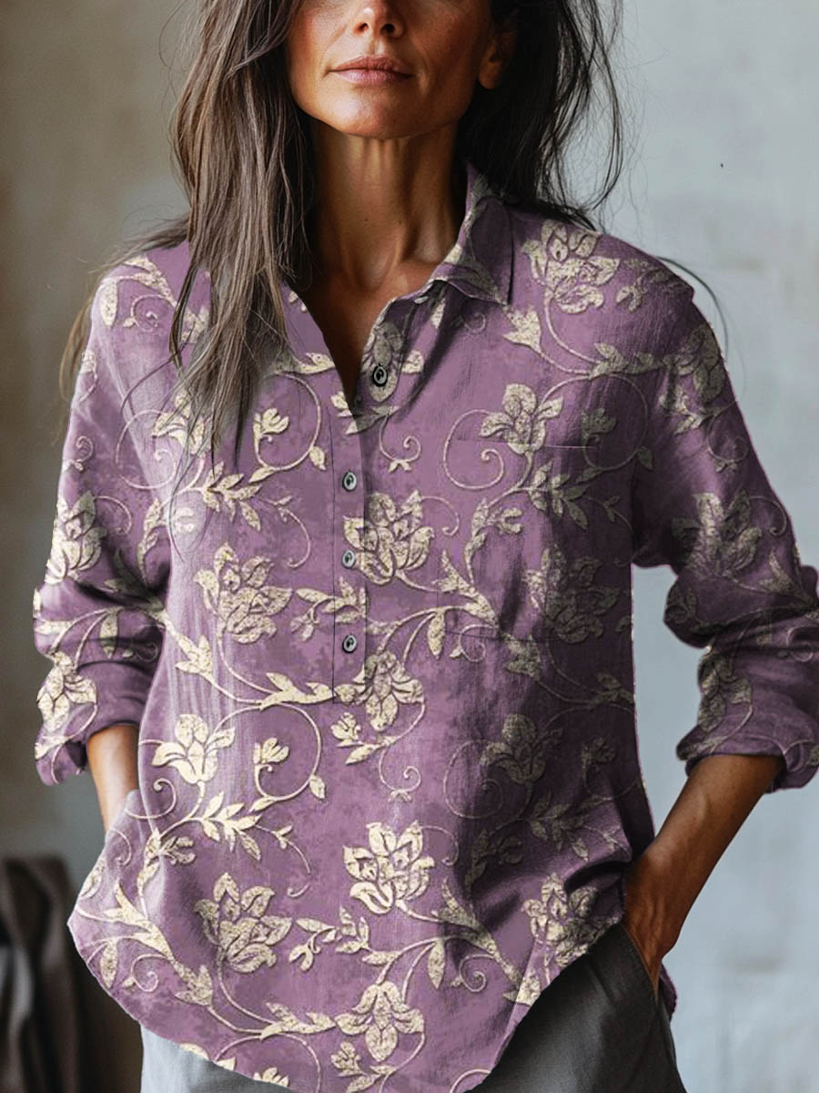 DELAUNAY | Chemise Élégante à Motif Joséphine
