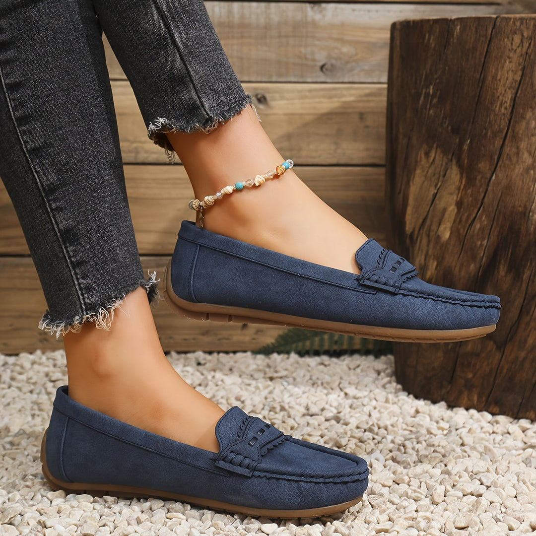 Delaunay | Mocassins Effet Daim Festonnés Marie