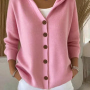 Zoé | Cardigan en Maille à Capuche