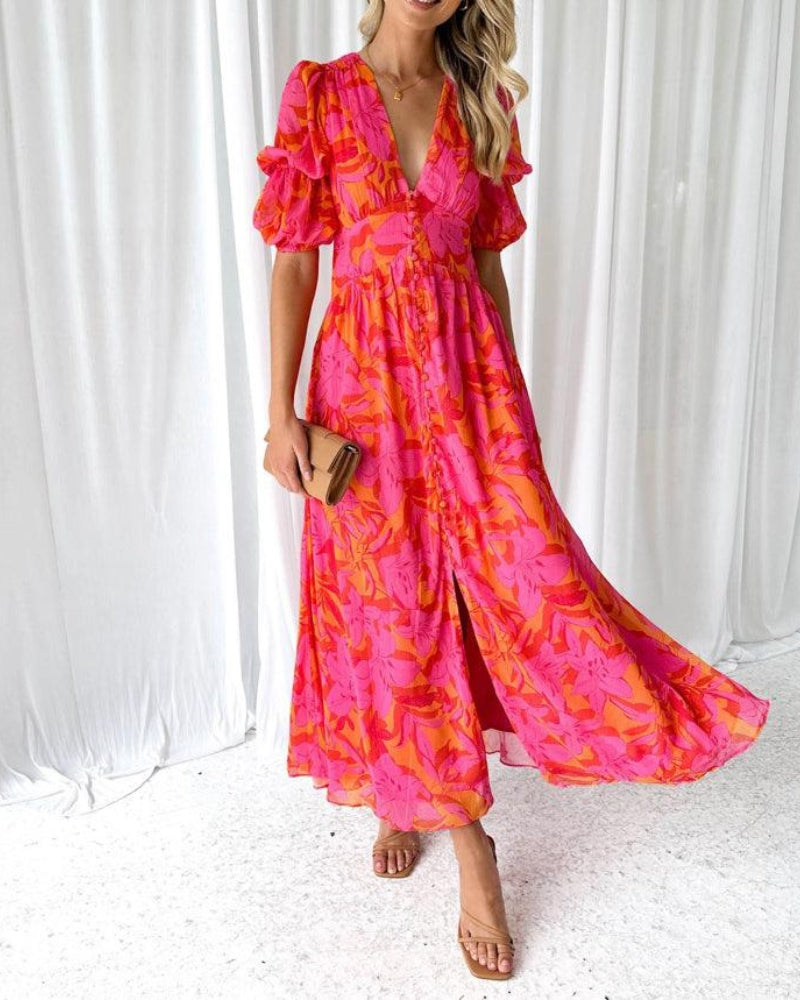 DELAUNAY | Robe Maxi Éclat Solaire