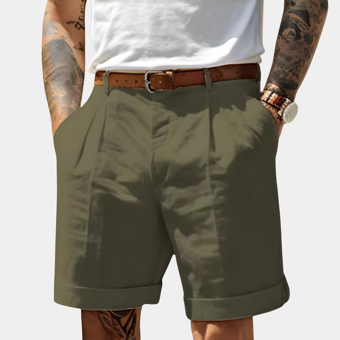 DELAUNAY | Bermudas Élégants en Coton Respirant