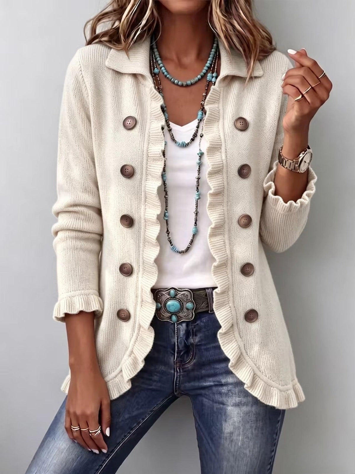 Adelina | Ruffled Jacket