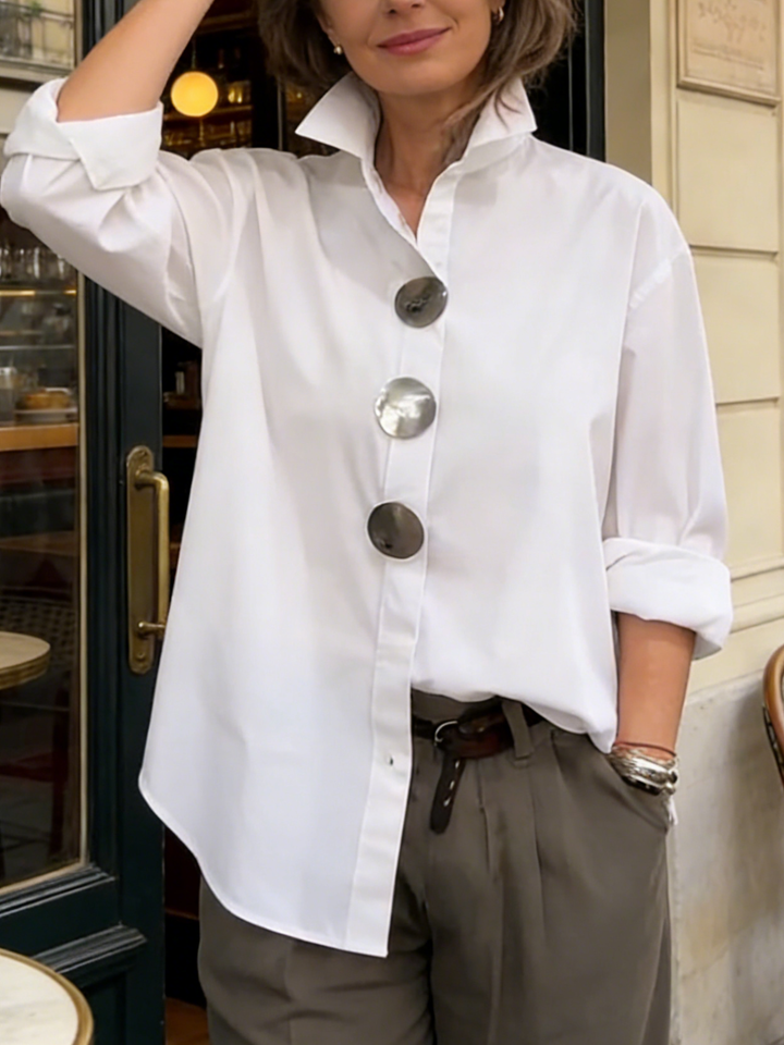 Delaunay | Chemisier Élégant À Gros Boutons Sophie