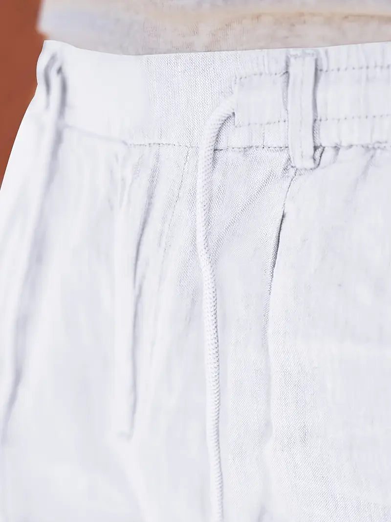 DELAUNAY | Pantalons Larges en Lin avec Cordon