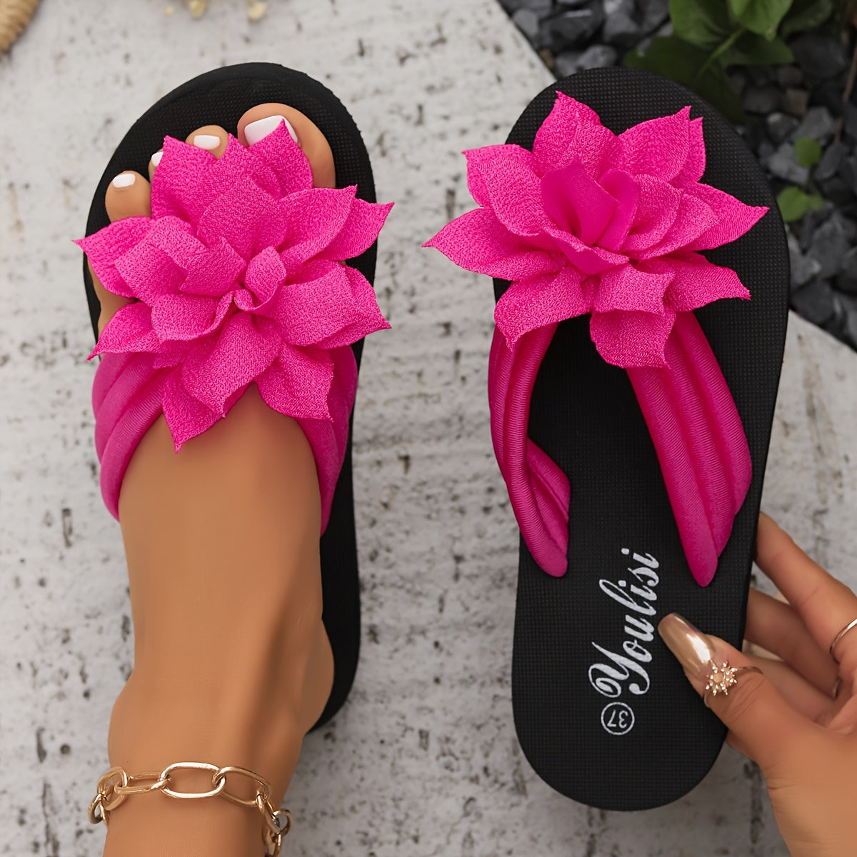 DELAUNAY | Sandales Fleur Élégante Sandrine