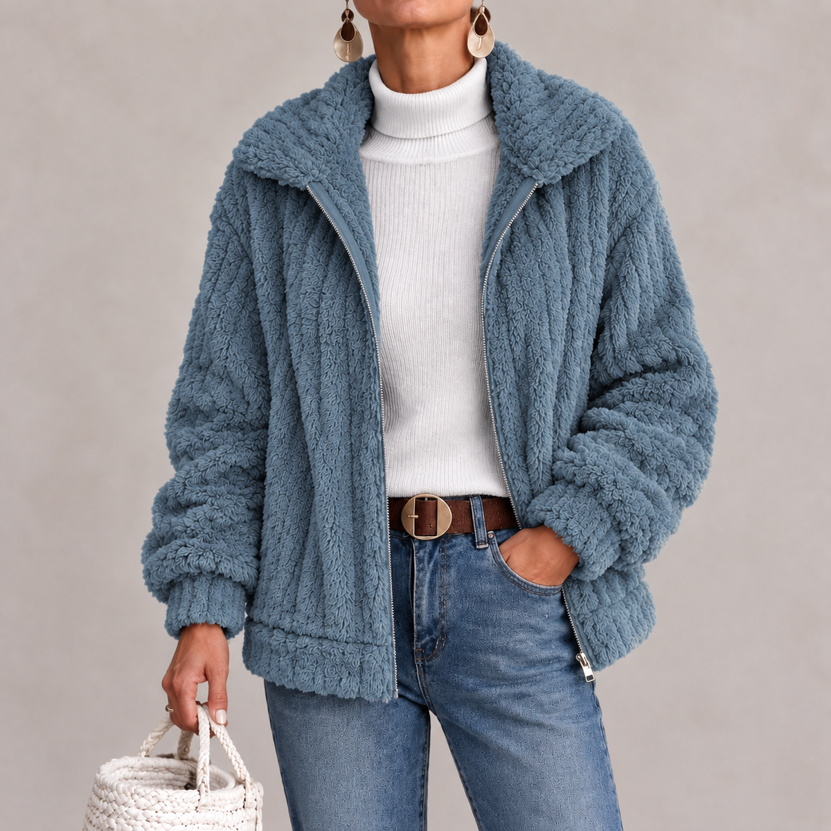 Roberta | Veste zippée confortable