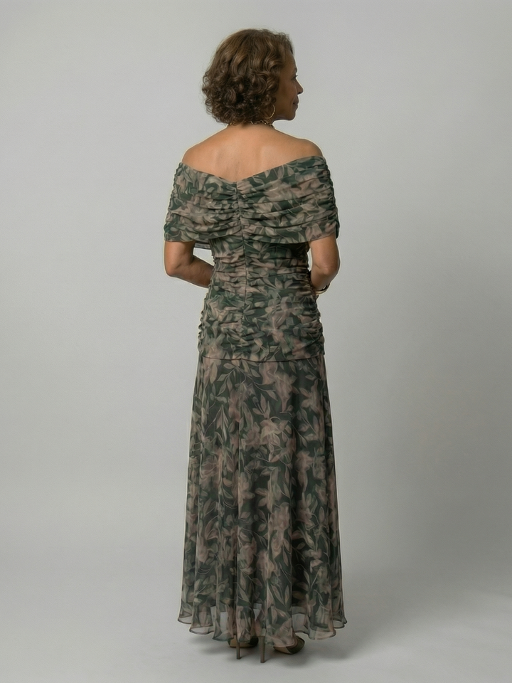 Delaunay | Robe Midi Décontractée à Épaules Dénudées Calen
