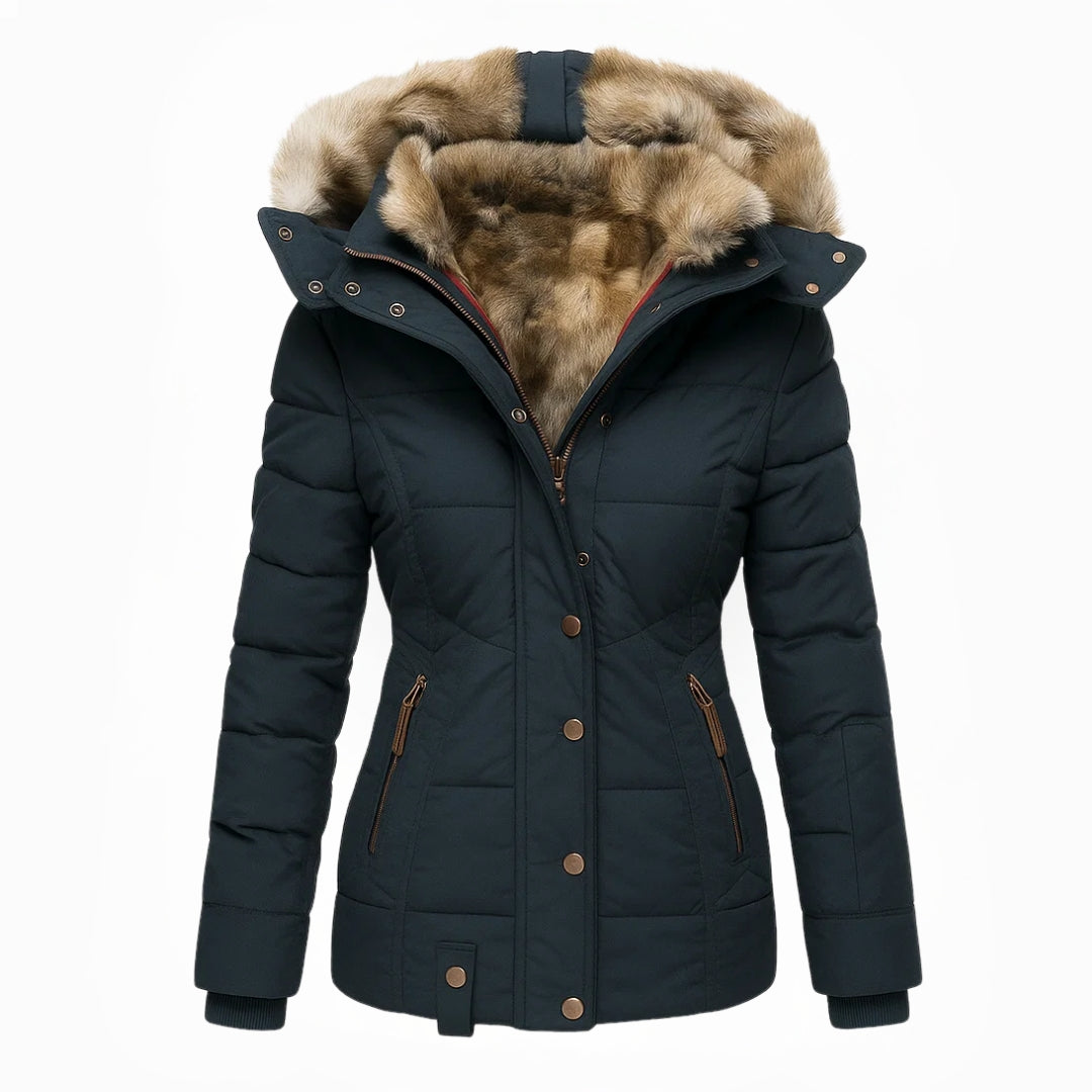 Anna™ | Manteau d'hiver chaud avec doublure en fourrure