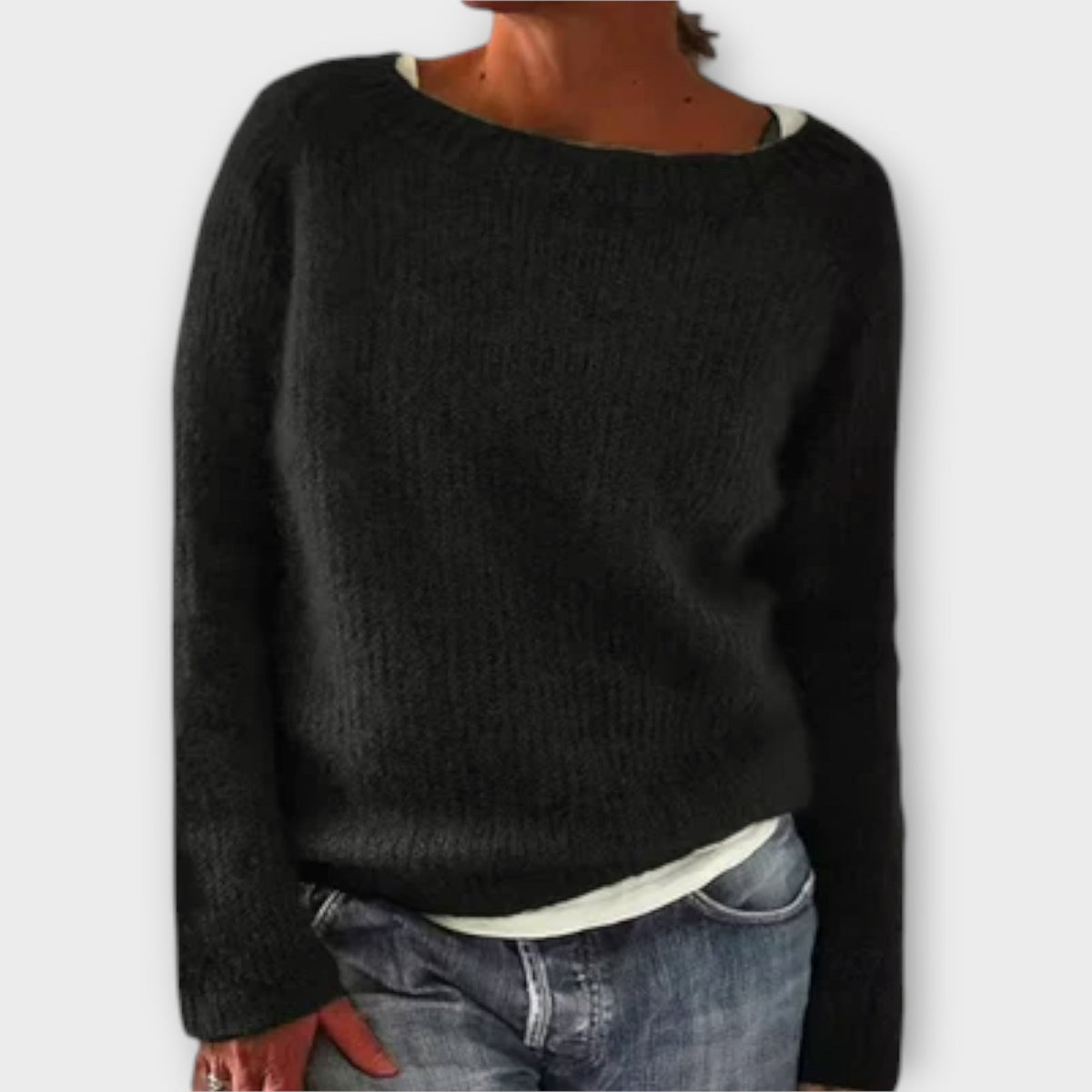 Regine – Pull en Couleur Unie