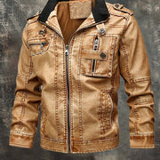 Bastian | Veste pour homme en simili cuir d'automne avec poches