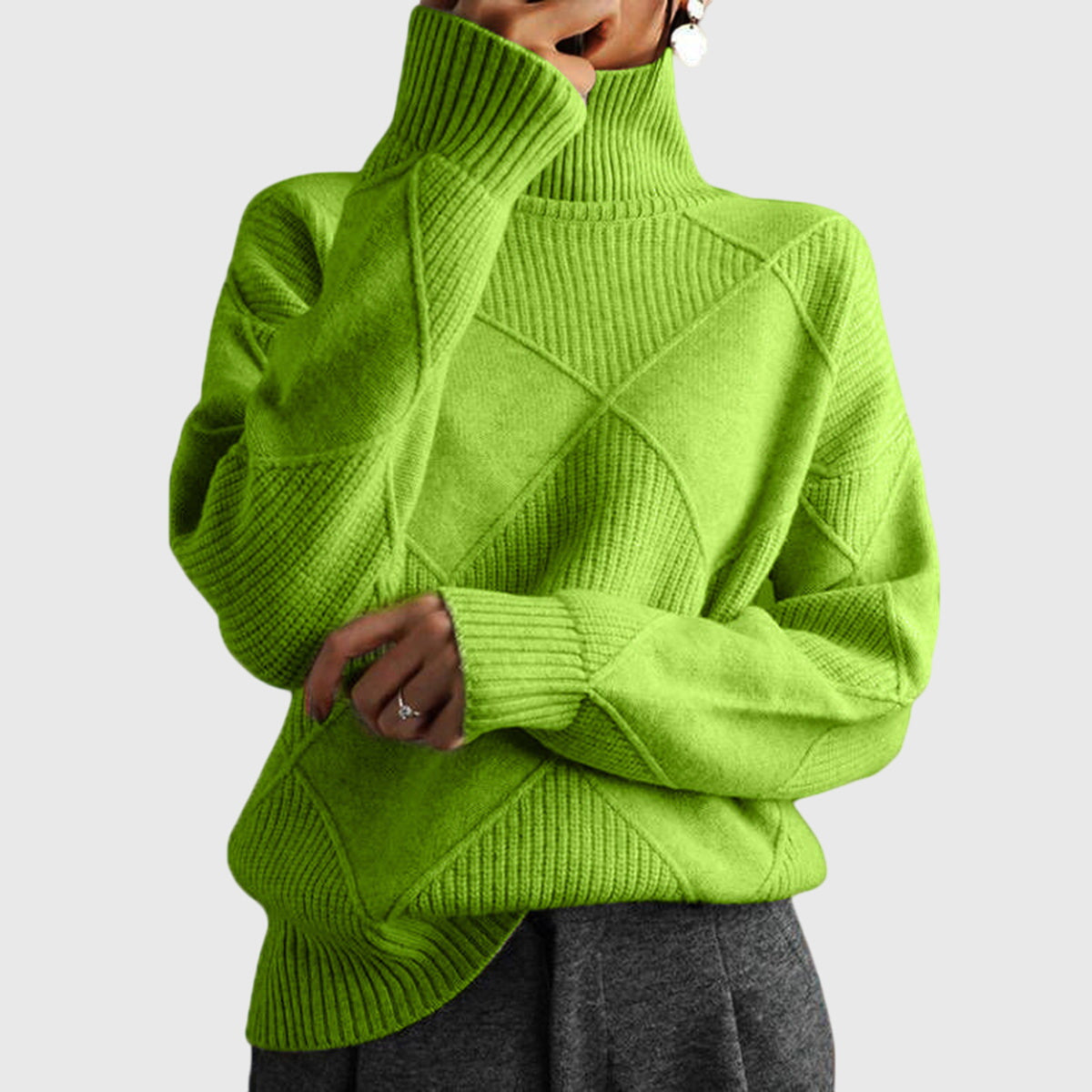 Angela™ - Pull à Col Roulé
