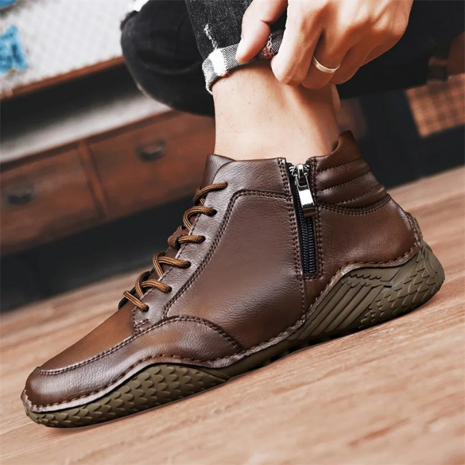 DELAUNAY | Bottes en Cuir Robustes pour Hommes