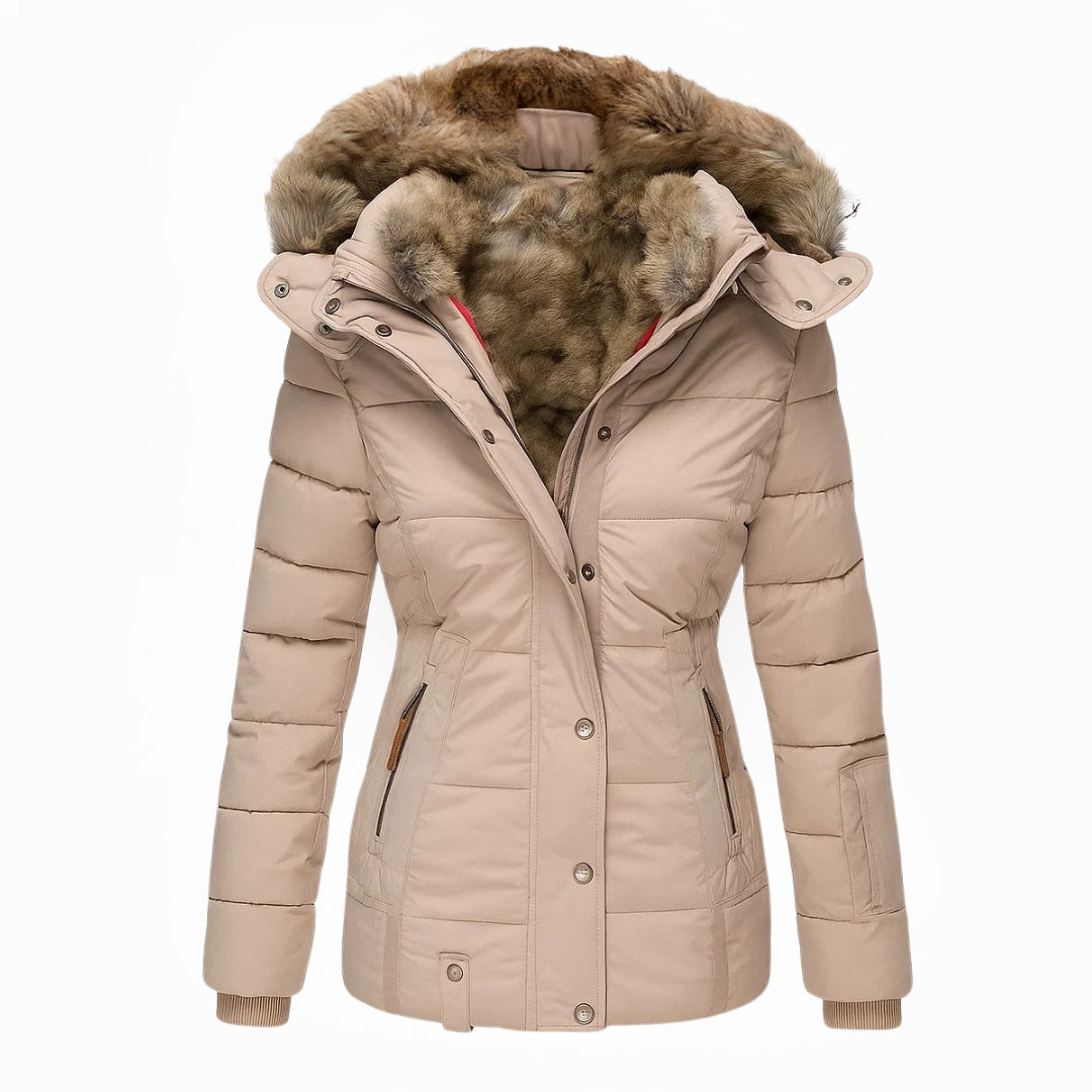 Anna™ | Manteau d'hiver chaud avec doublure en fourrure