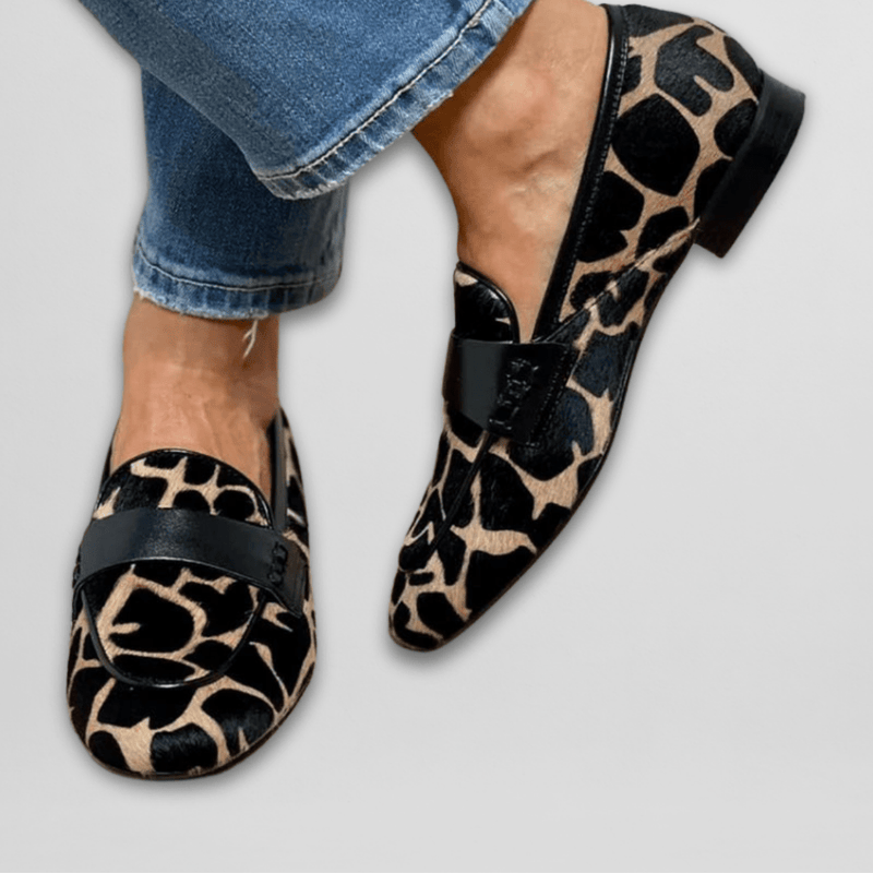 DELAUNAY | Mocassins Léopard Confort Brigitte