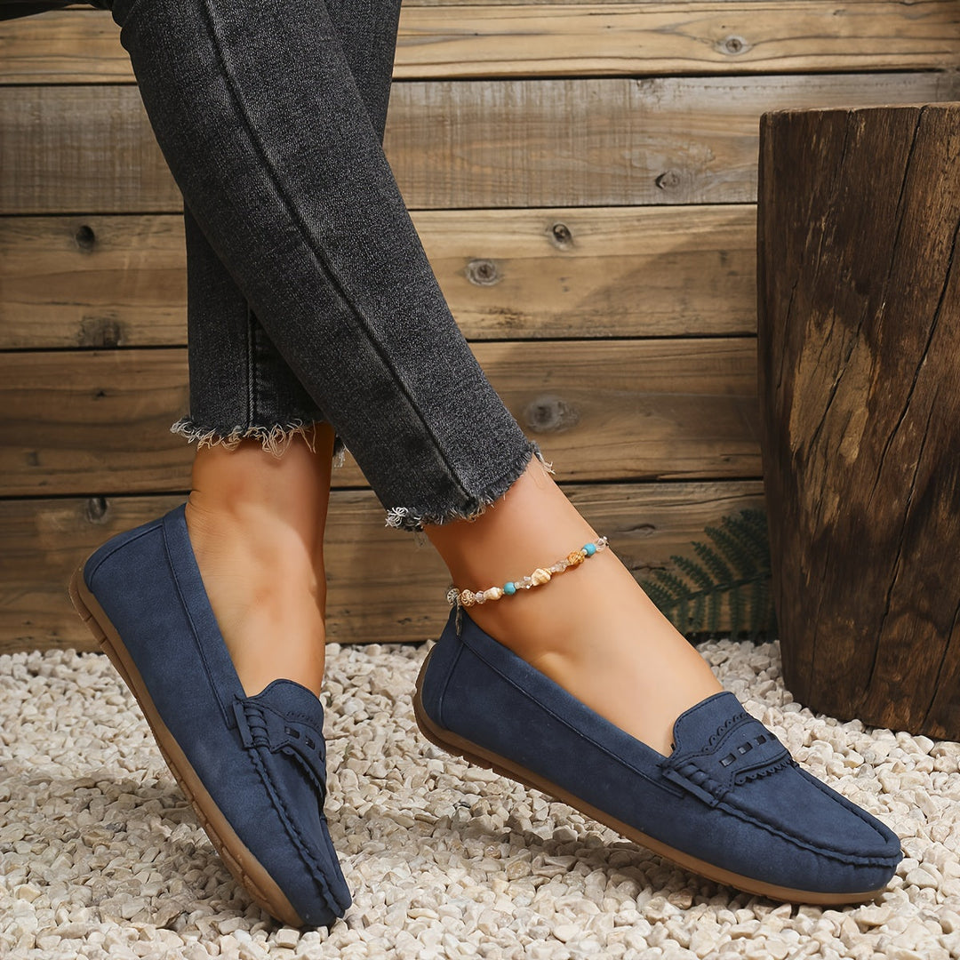 Delaunay | Mocassins Effet Daim Festonnés Marie