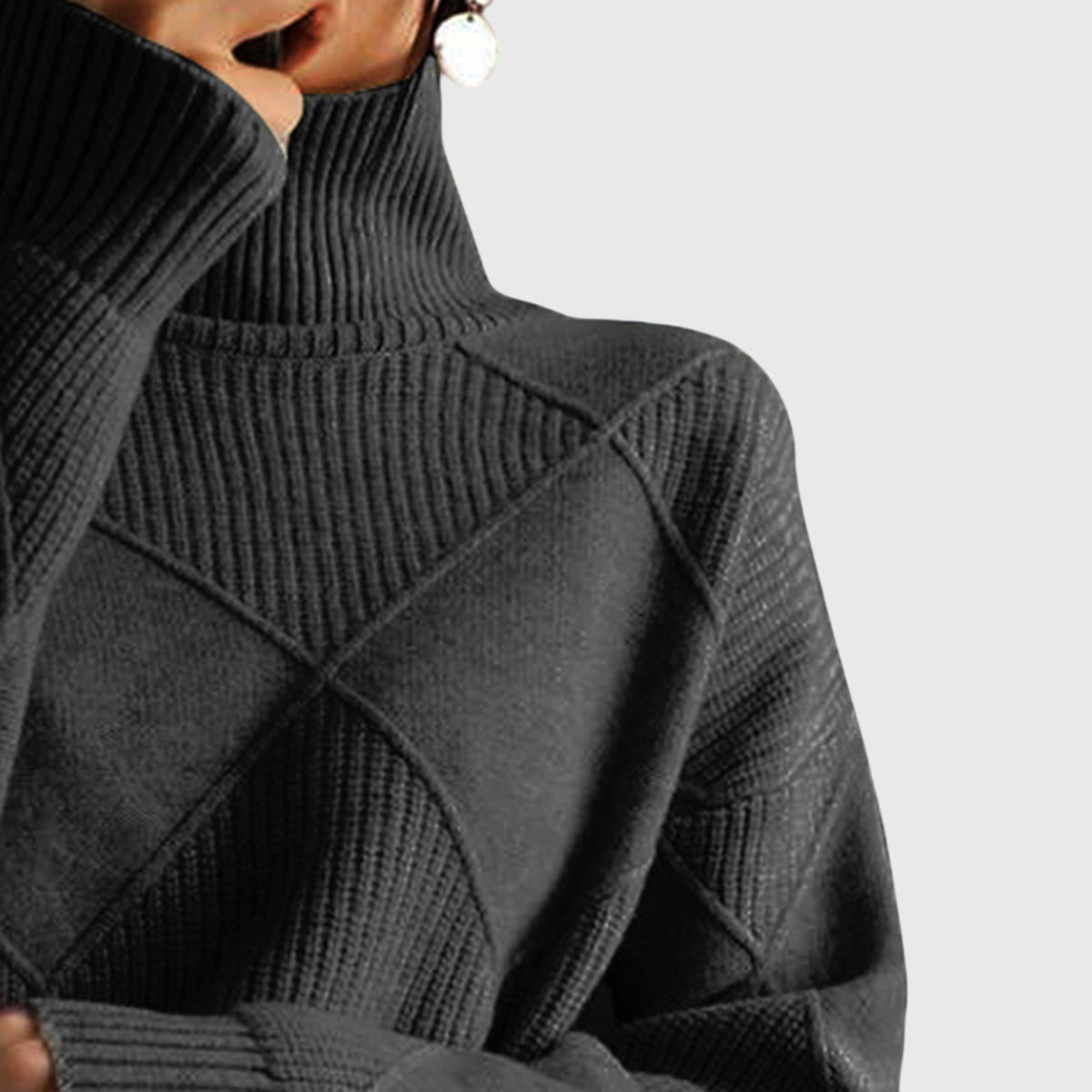 Angela™ - Pull à Col Roulé