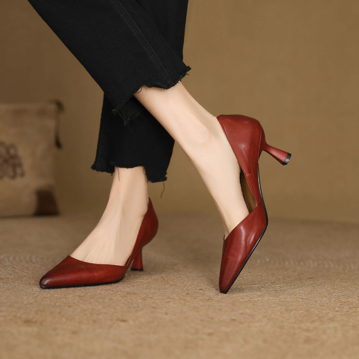 Loréne | Talons en Cuir