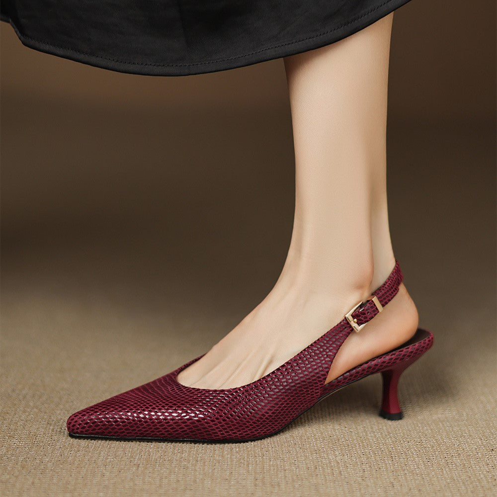 Céliane | Talons en Cuir