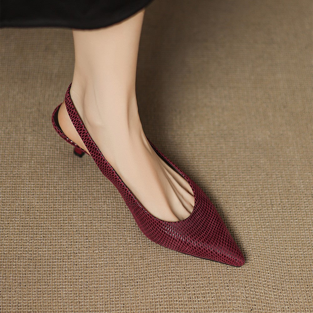 Céliane | Talons en Cuir