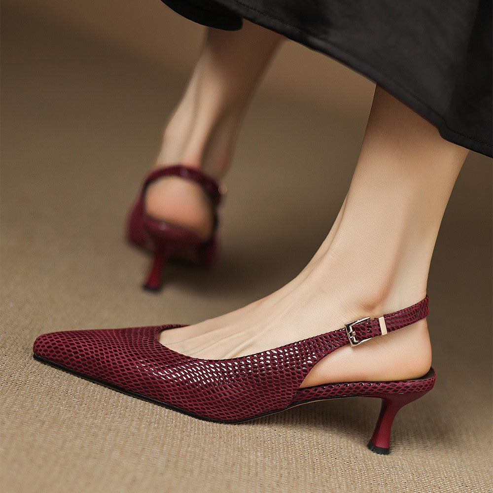 Céliane | Talons en Cuir