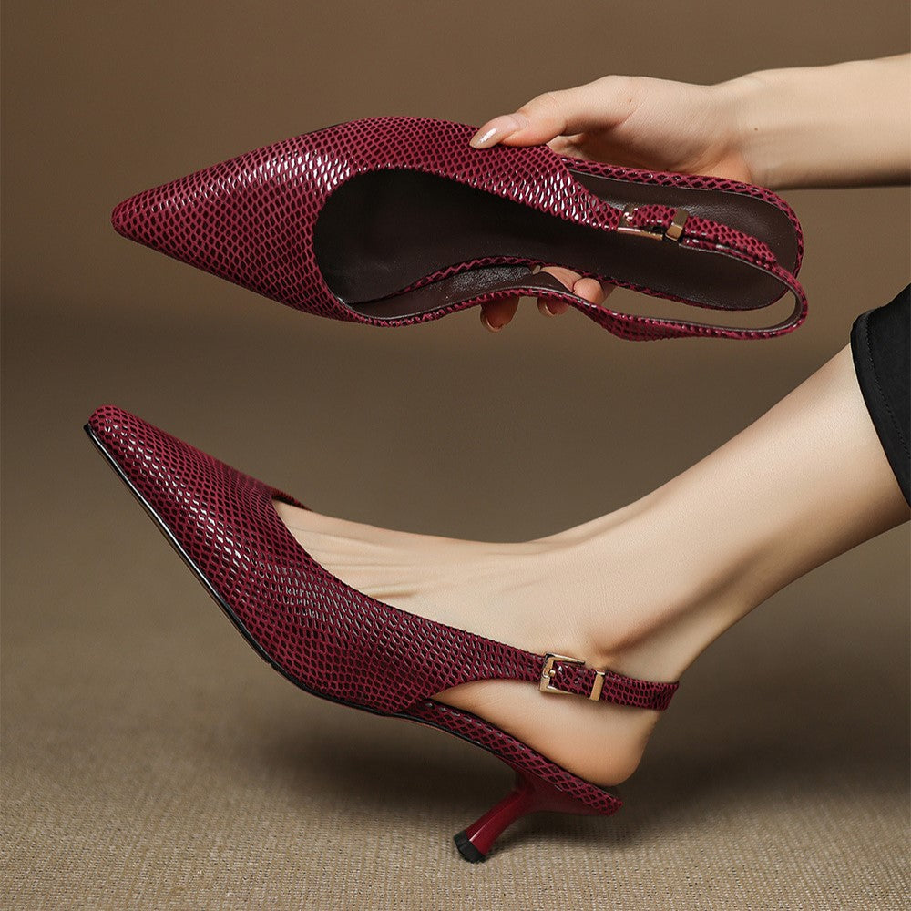 Céliane | Talons en Cuir