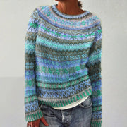 DELAUNAY | Pull Maille Chinée Océan Florence