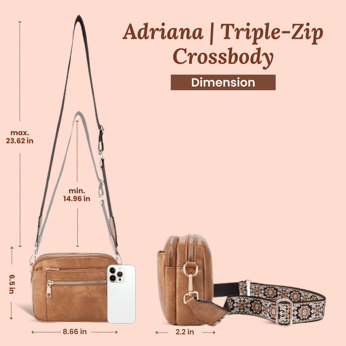 Costanza | Sac Bandoulière Charme Urbain