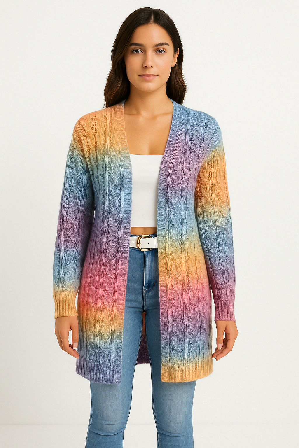 DELAUNAY | Cardigan Long Dégradé Catherine