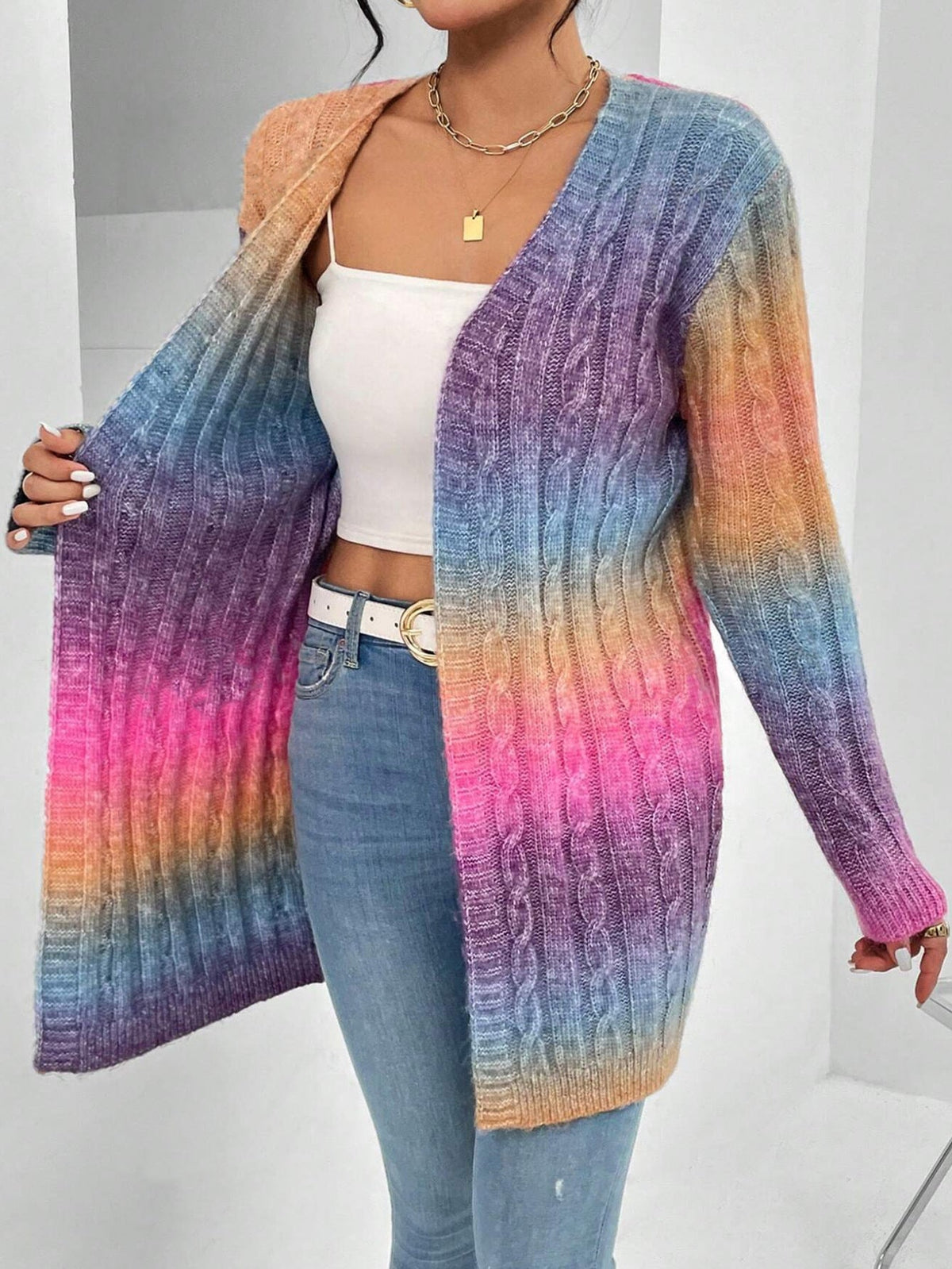 DELAUNAY | Cardigan Long Dégradé Catherine
