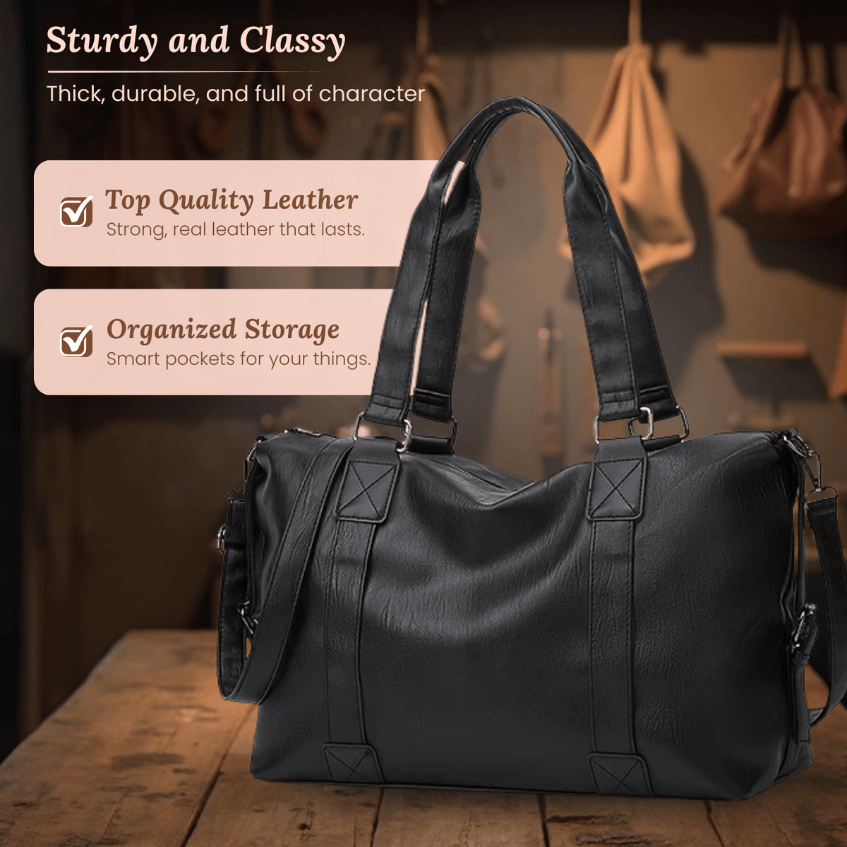 Antonia | Sac Bandoulière Besace de Voyage