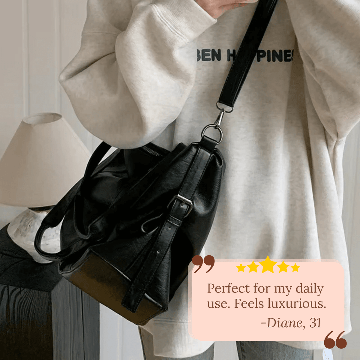 Antonia | Sac Bandoulière Besace de Voyage