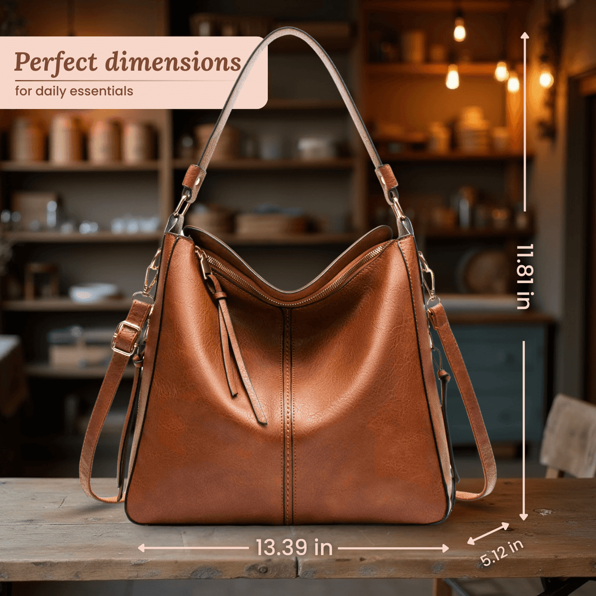 Aurora | Sac Porté Épaule Hobo Convertible