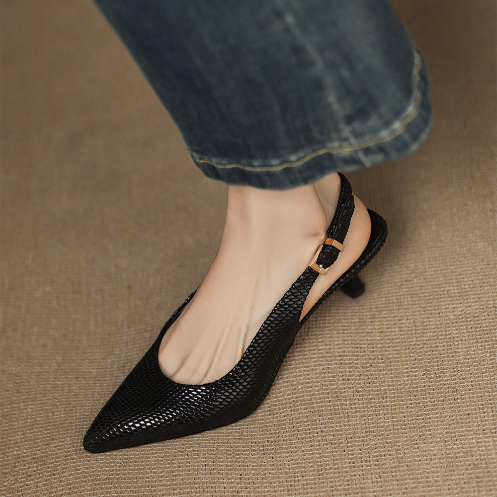 Céliane | Talons en Cuir