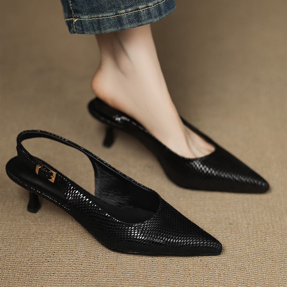 Céliane | Talons en Cuir