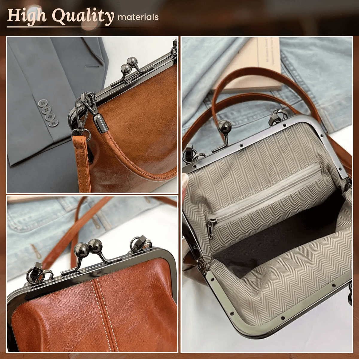 Martina | Sac à Main Monture Vintage