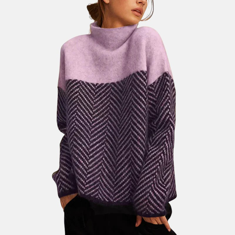 Delaunay | PULL À COL MONTANT EN COTON