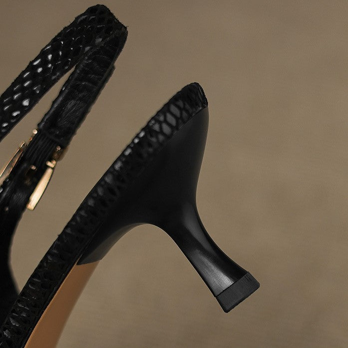 Céliane | Talons en Cuir