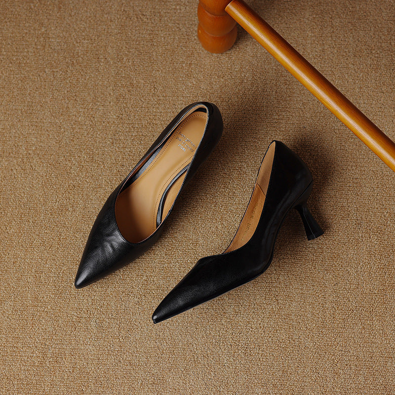 Mirelle | Talons en Cuir