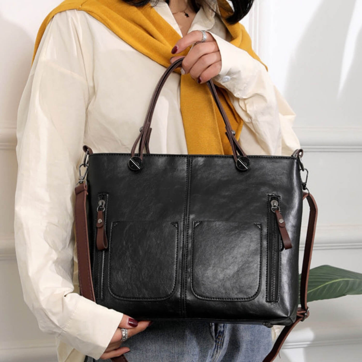 Caterina | Sac Bandoulière Multi-Poches