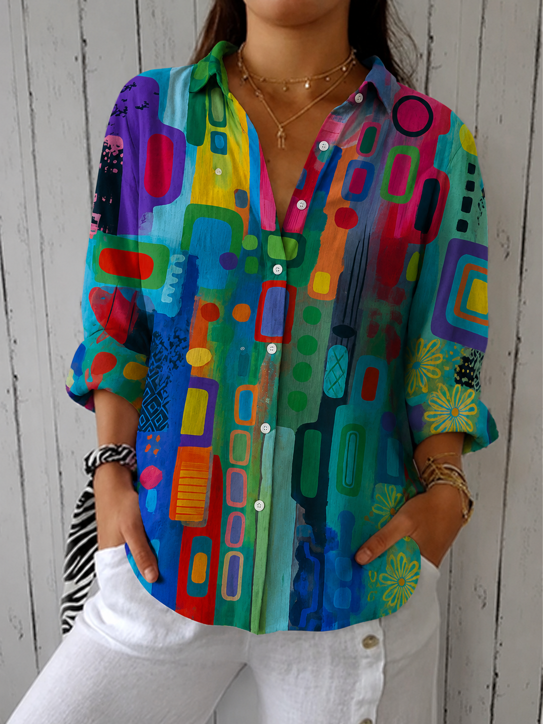 DELAUNAY | Blouse Fluide Printanière Camille