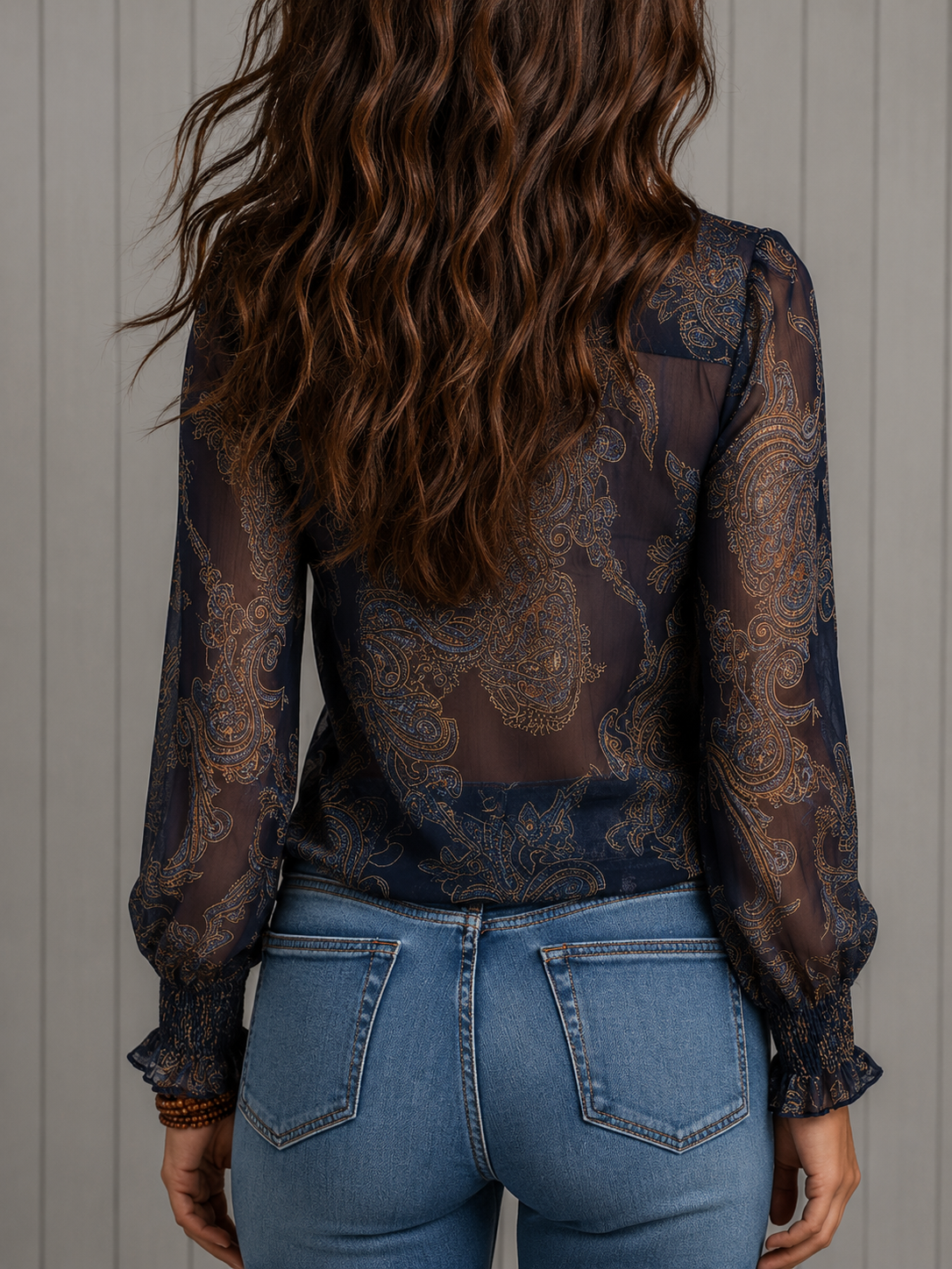 DELAUNAY | Blouse Raffinée à Volants Éléonore