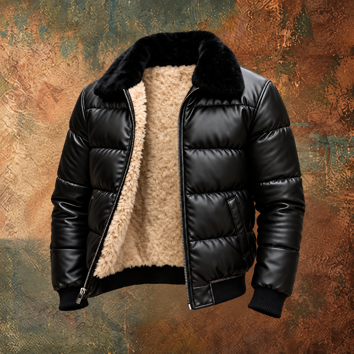 Veste matelassée chaude au style vintage