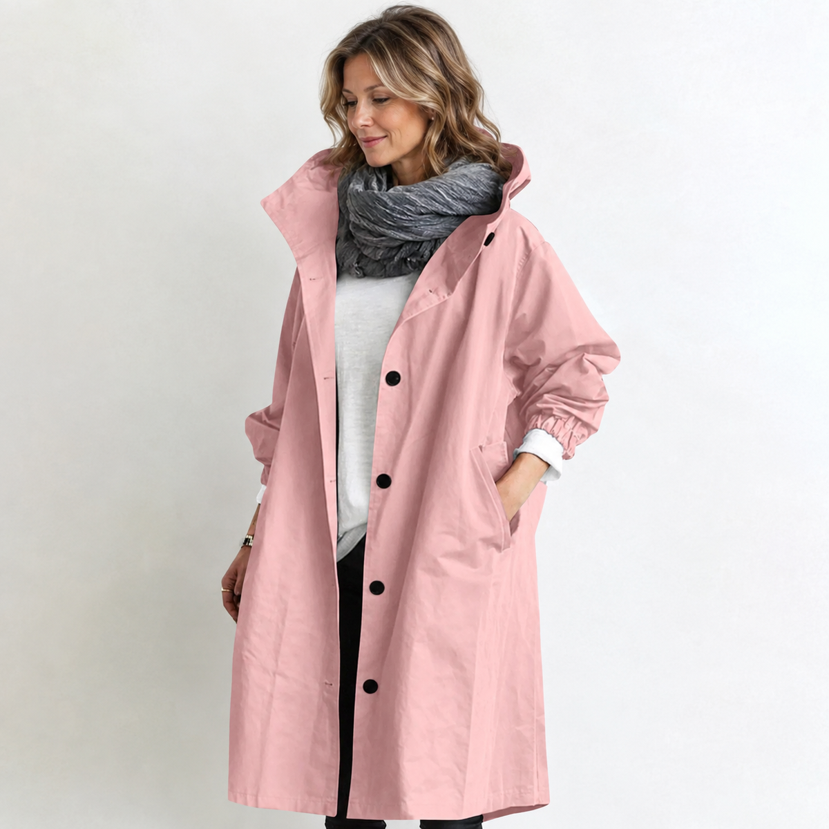 Marina | Manteau long à capuche