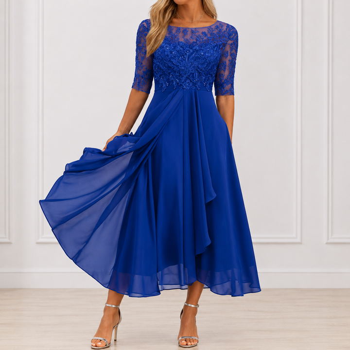 Delaunay | Robe Élégante Florale Marie