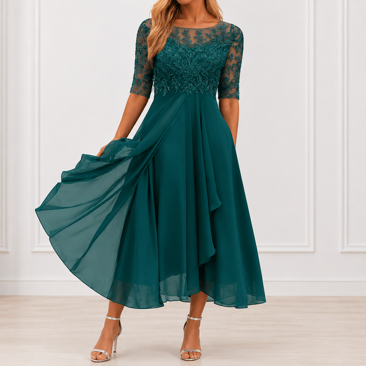 Delaunay | Robe Élégante Florale Marie